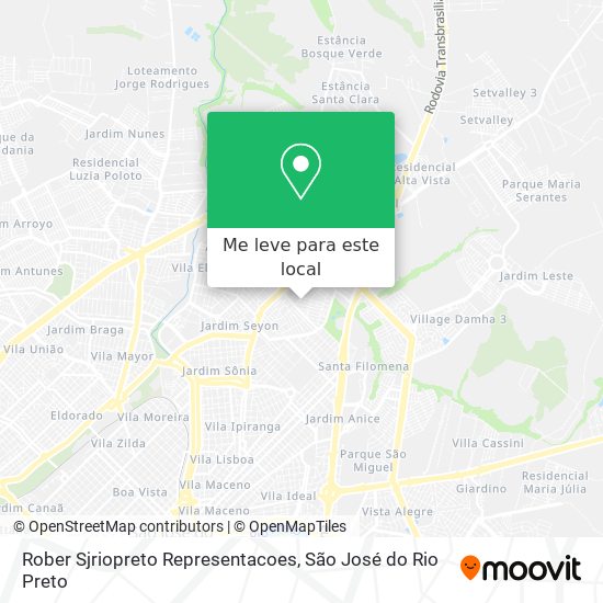 Rober Sjriopreto Representacoes mapa