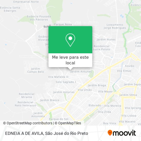 EDNEIA A DE AVILA mapa