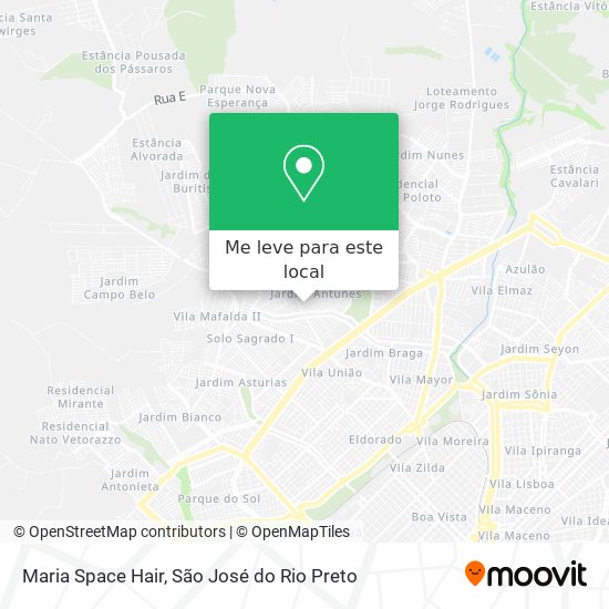 Maria Space Hair mapa