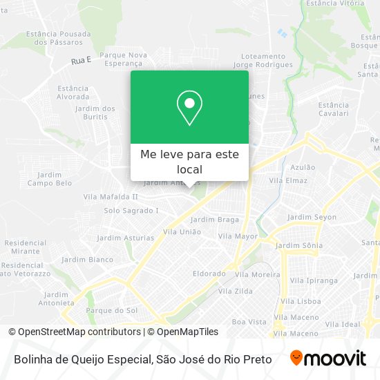 Bolinha de Queijo Especial mapa