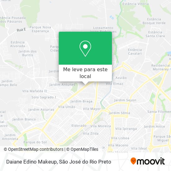 Daiane Edino Makeup mapa