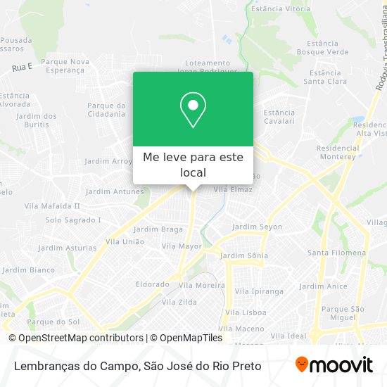 Lembranças do Campo mapa