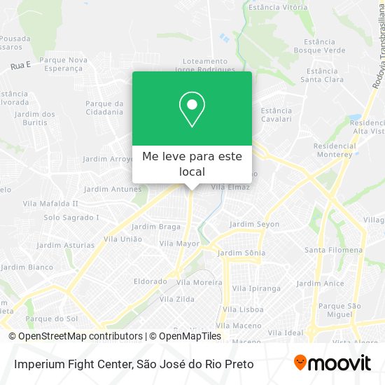 Imperium Fight Center mapa