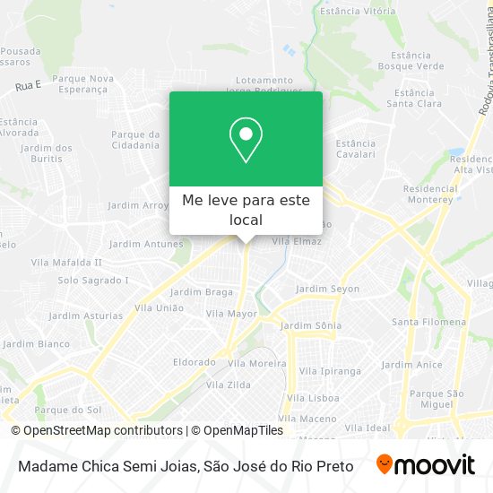 Madame Chica Semi Joias mapa