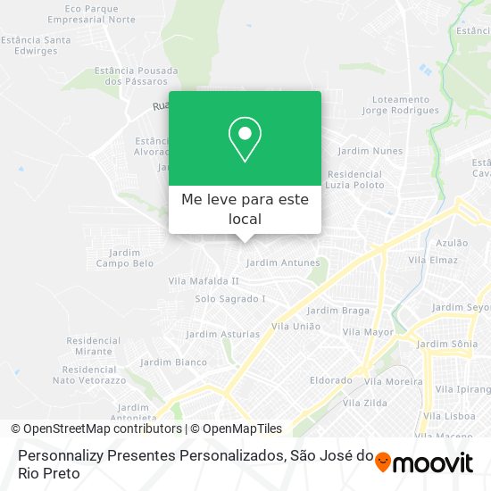 Personnalizy Presentes Personalizados mapa