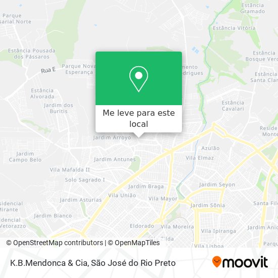 K.B.Mendonca & Cia mapa
