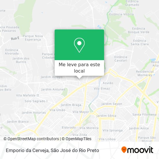 Emporio da Cerveja mapa