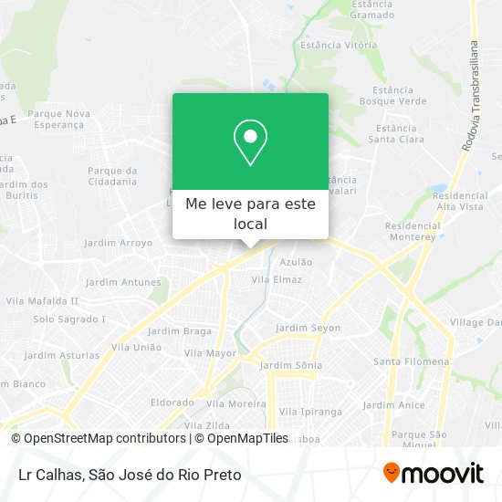Lr Calhas mapa