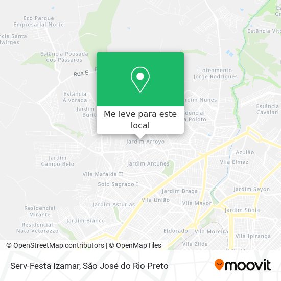 Serv-Festa Izamar mapa