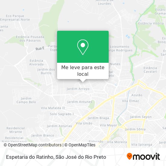 Espetaria do Ratinho mapa
