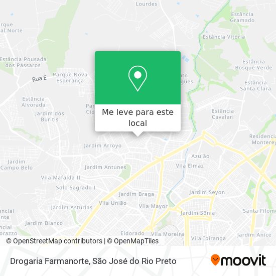 Drogaria Farmanorte mapa