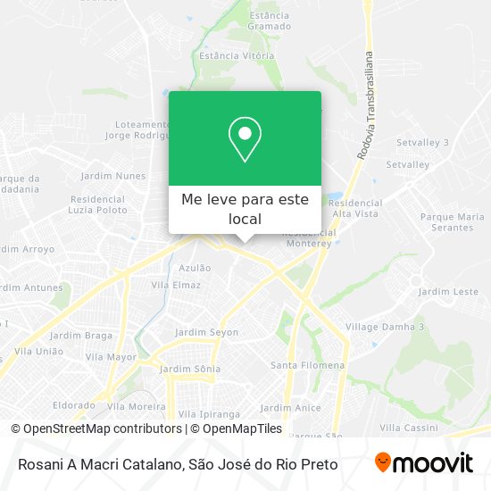 Rosani A Macri Catalano mapa
