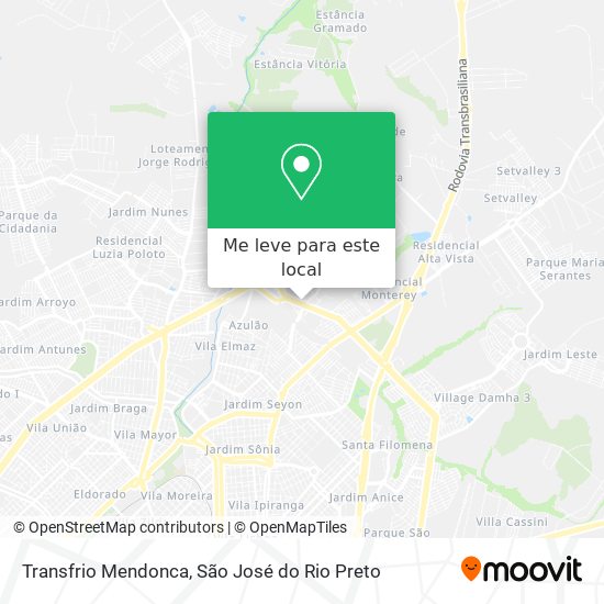 Transfrio Mendonca mapa
