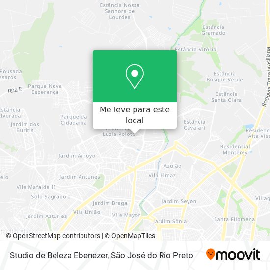 Studio de Beleza Ebenezer mapa