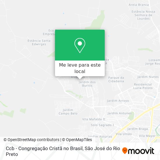 Ccb - Congregação Cristã no Brasil mapa