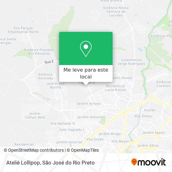 Ateliê Lollipop mapa
