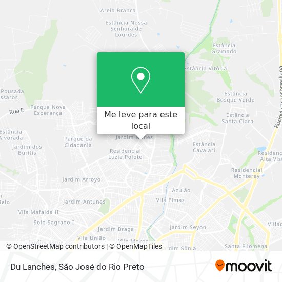 Du Lanches mapa