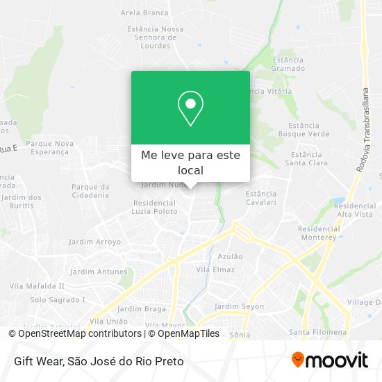 Gift Wear mapa