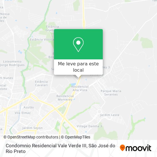 Condomnio Residencial Vale Verde III mapa