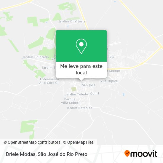 Driele Modas mapa