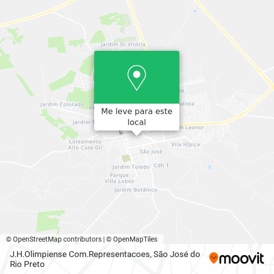 J.H.Olimpiense Com.Representacoes mapa