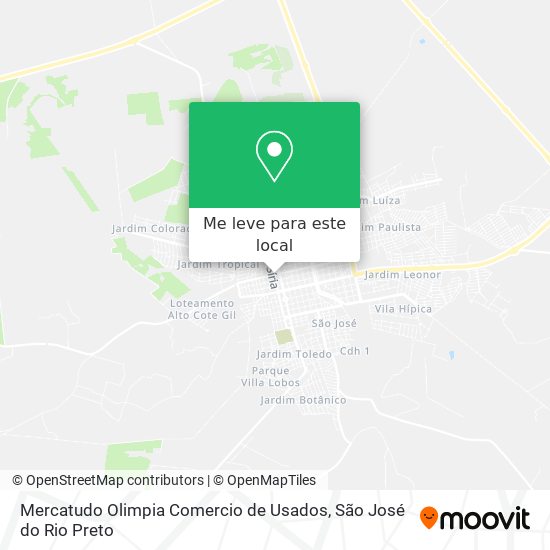Mercatudo Olimpia Comercio de Usados mapa