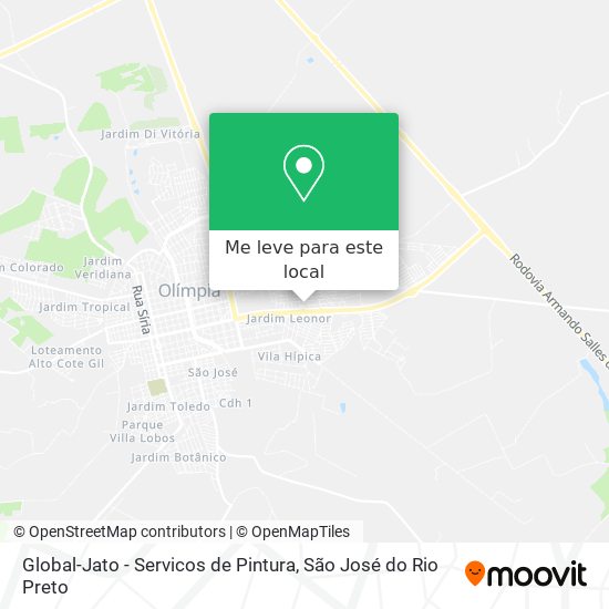 Global-Jato - Servicos de Pintura mapa