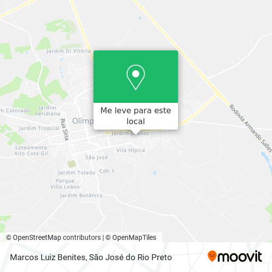Marcos Luiz Benites mapa