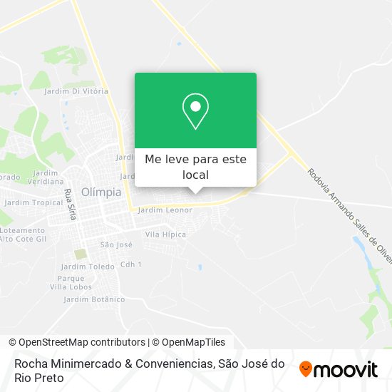 Rocha Minimercado & Conveniencias mapa