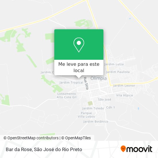 Bar da Rose mapa