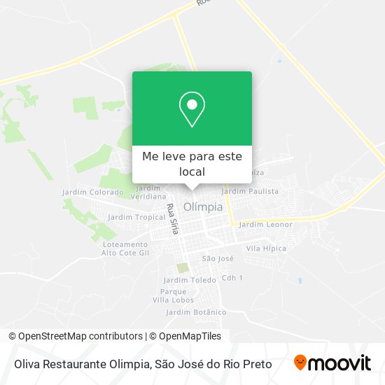 Oliva Restaurante Olimpia mapa