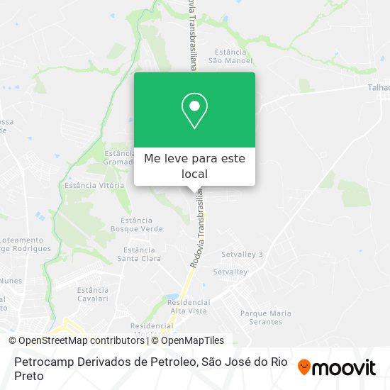 Petrocamp Derivados de Petroleo mapa