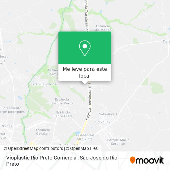Vioplastic Rio Preto Comercial mapa