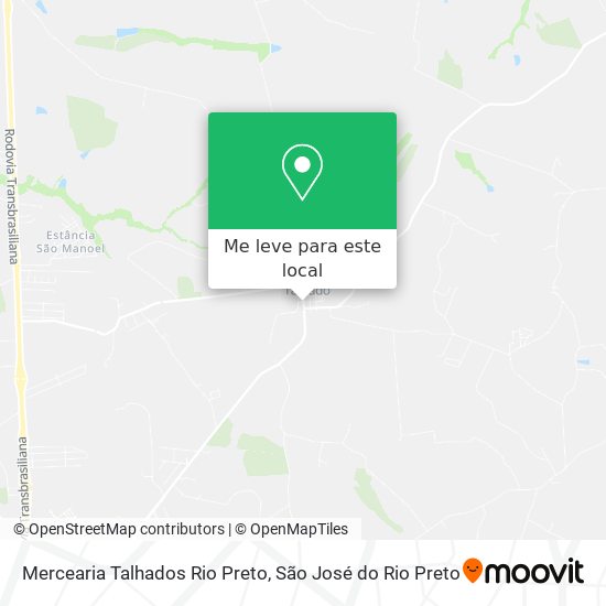 Mercearia Talhados Rio Preto mapa