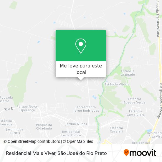 Residencial Mais Viver mapa