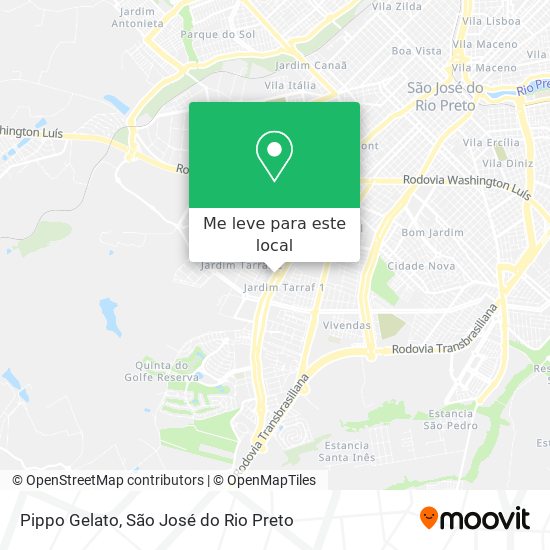 Pippo Gelato mapa