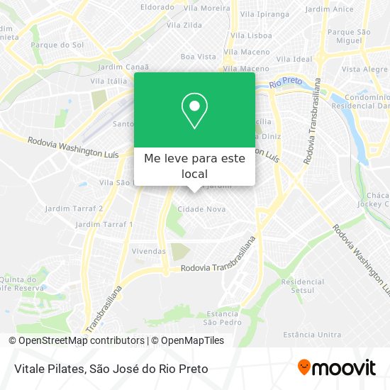 Vitale Pilates mapa