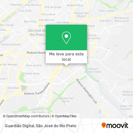 Guardião Digital mapa