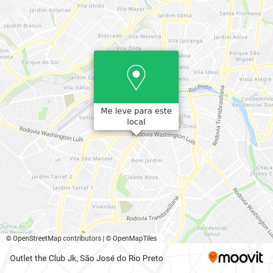 Outlet the Club Jk mapa