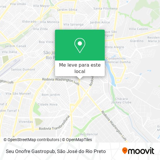 Seu Onofre Gastropub mapa