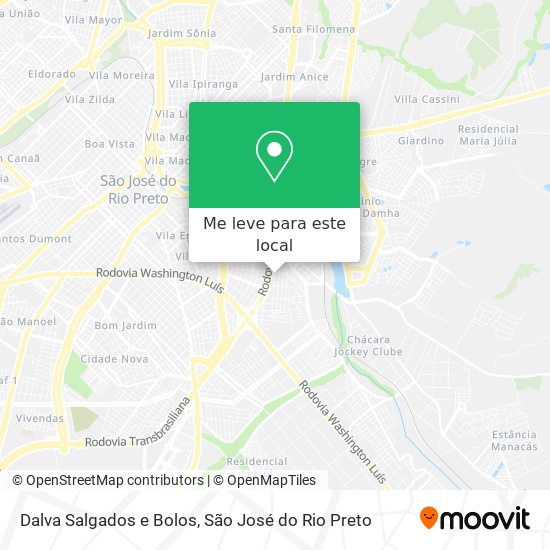 Dalva Salgados e Bolos mapa