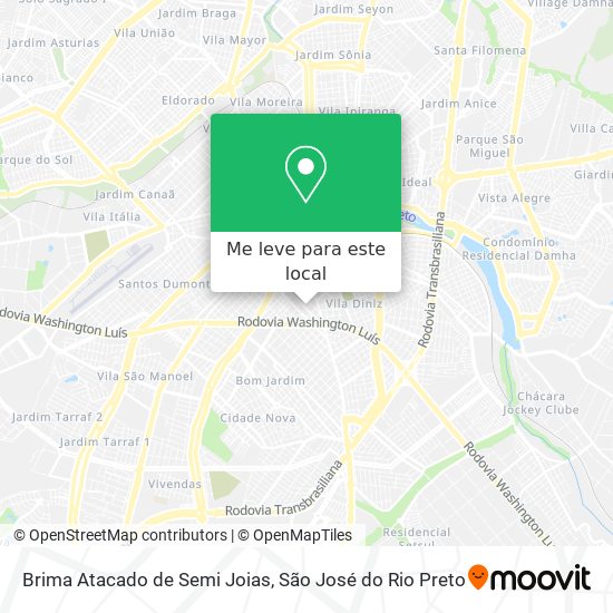 Brima Atacado de Semi Joias mapa