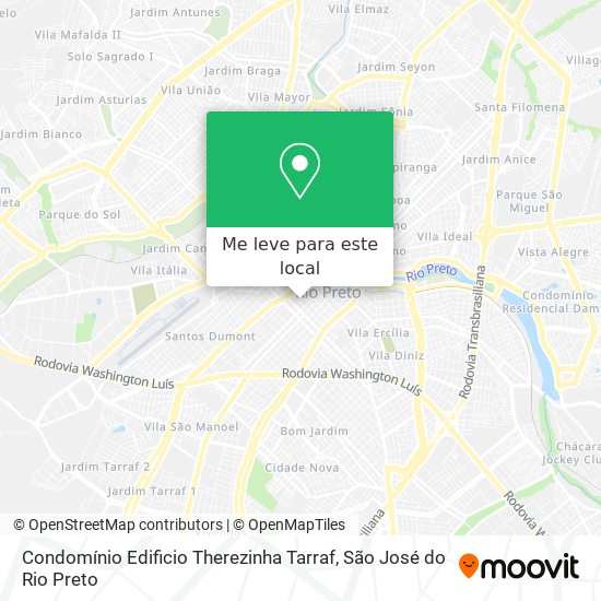 Condomínio Edificio Therezinha Tarraf mapa