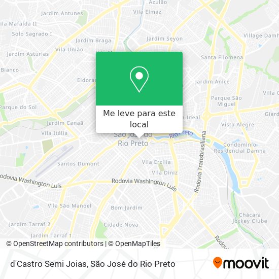 d'Castro Semi Joias mapa