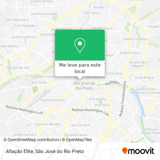Afiação Elite mapa