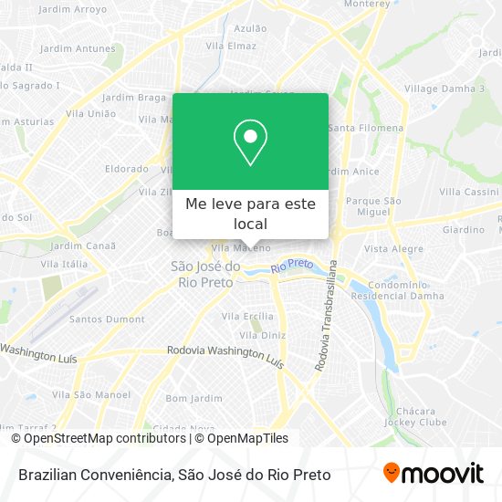 Brazilian Conveniência mapa