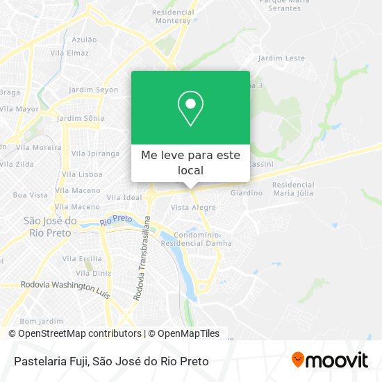 Pastelaria Fuji mapa