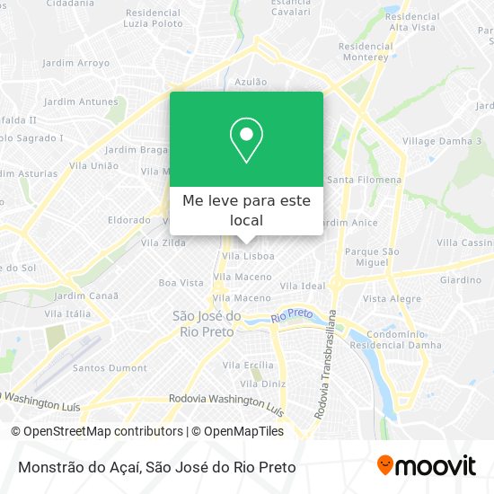 Monstrão do Açaí mapa