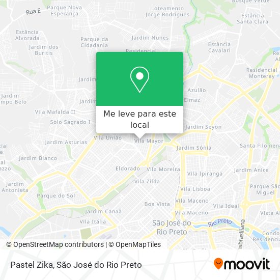 Pastel Zika mapa