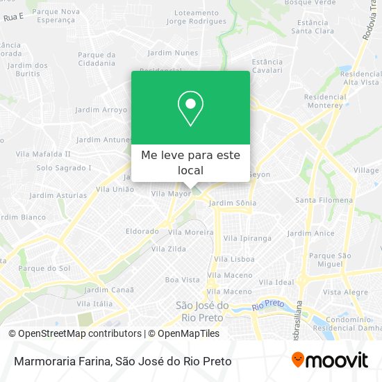 Marmoraria Farina mapa